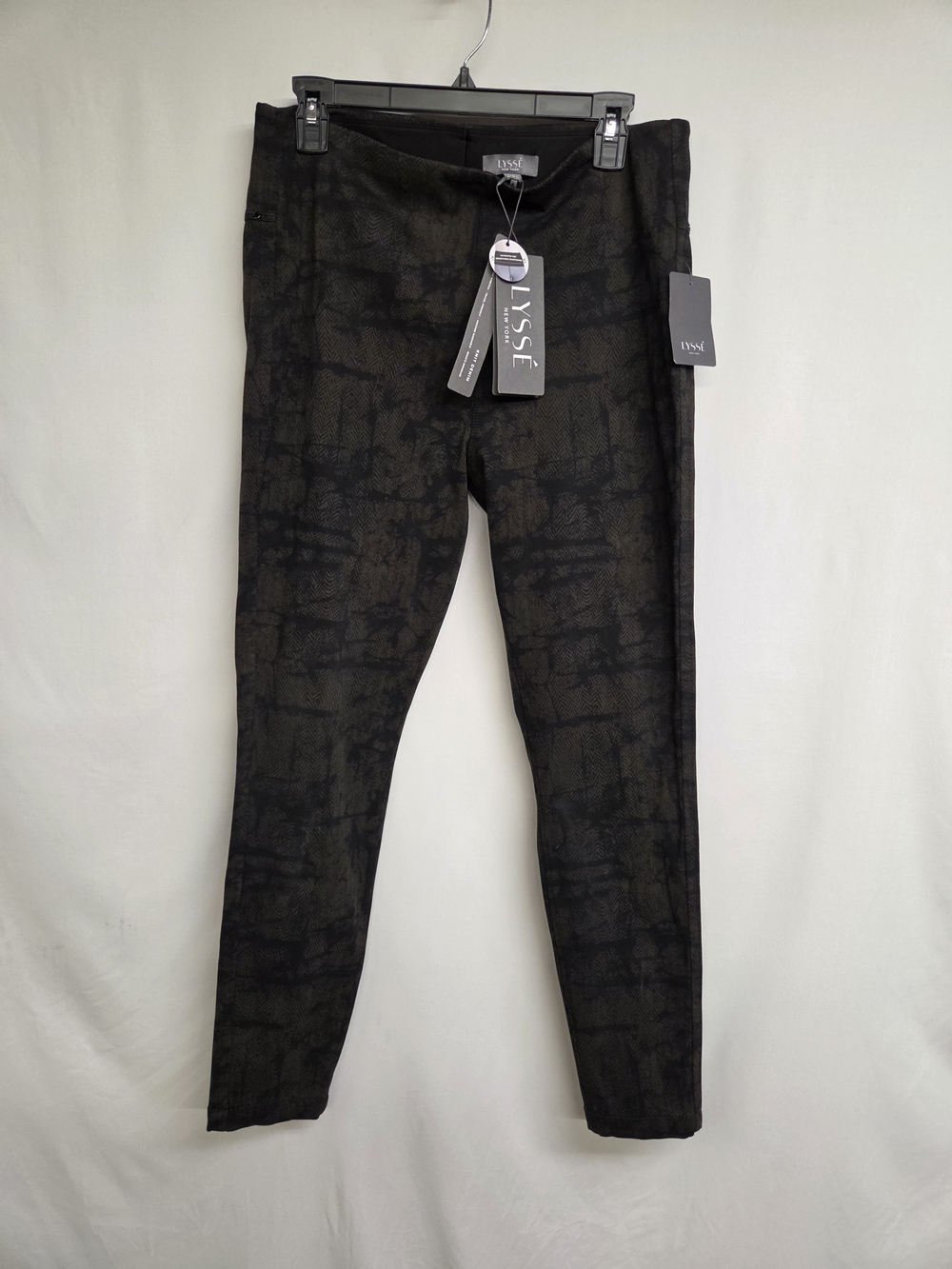 Lysse Legging Womens Xlarge Knit Toothpick Olive 4 Way Stretch 2 Pocket NWT